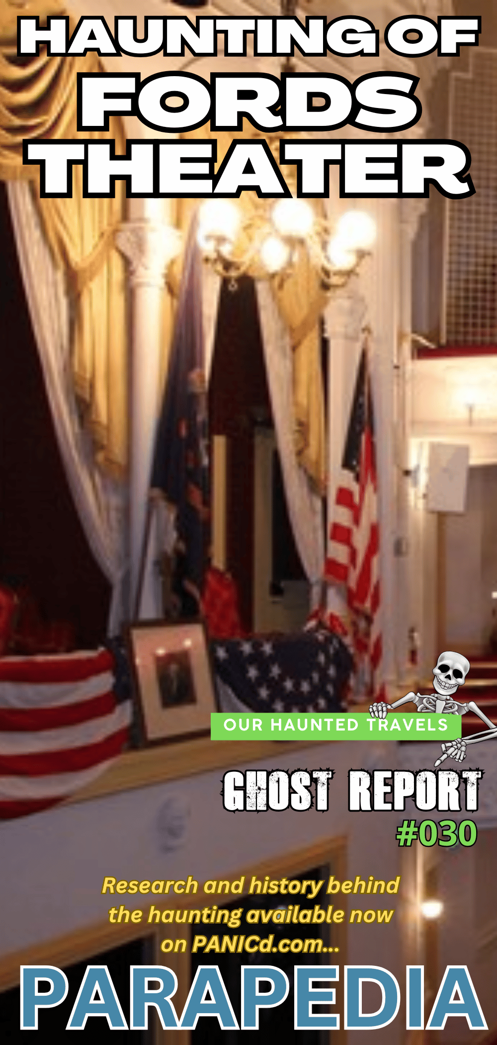 Reports of paranormal residual activity at Fords Theater.